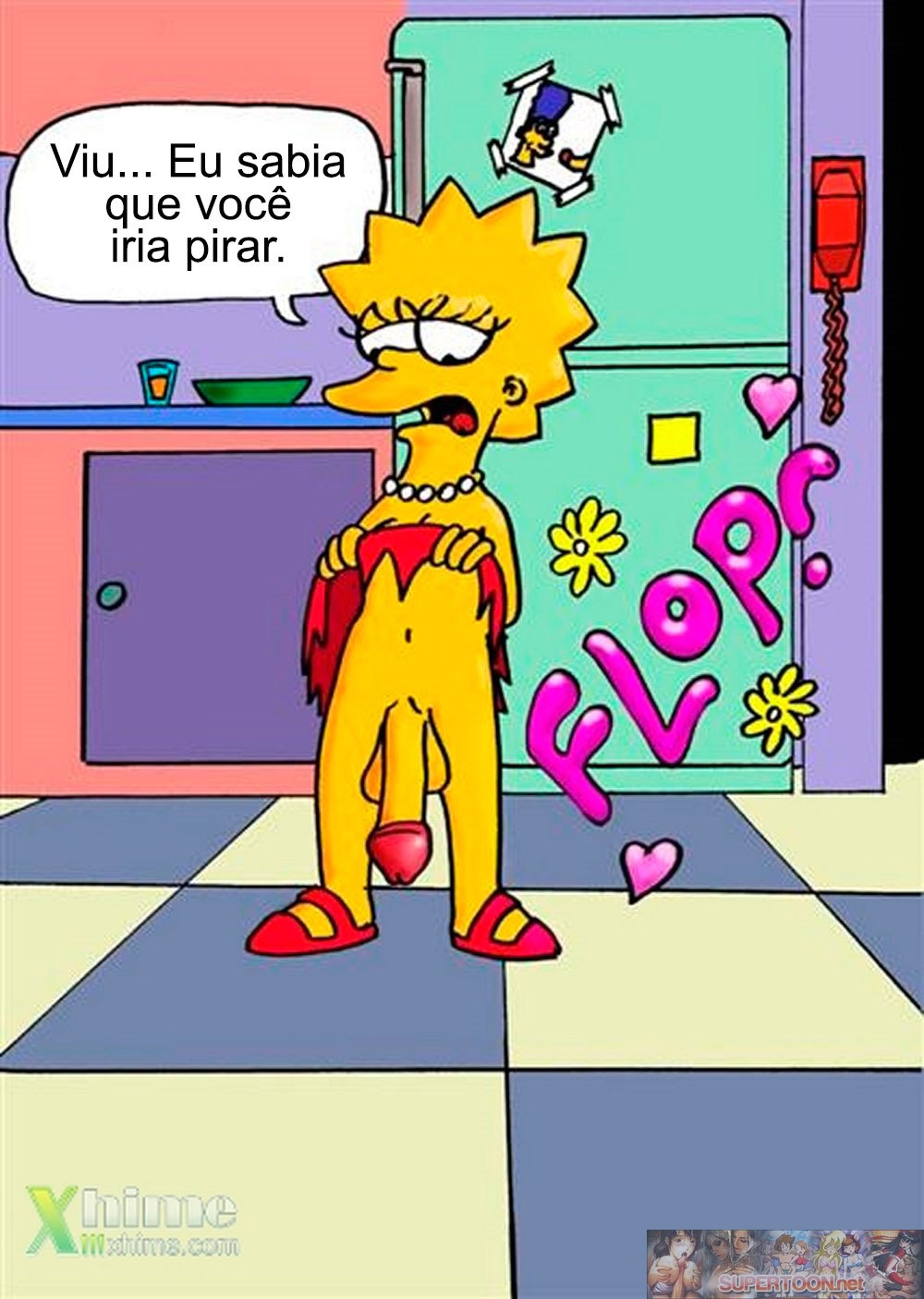 Lisa Simpson tem um Pênis – Quadrinhos Eróticos