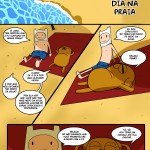 Hora de aventura – Um dia na praia – HQ Comics