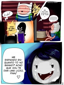 Hora de Aventura – Enfiando o pau na boca da Marceline – HQ Comics